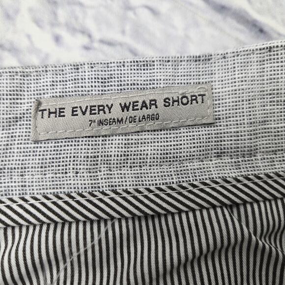 NWT Goodfellow Men's Linen Blend Shorts Gray Flat Front Every Wear Preppy sz 38 - Picture 8 of 9